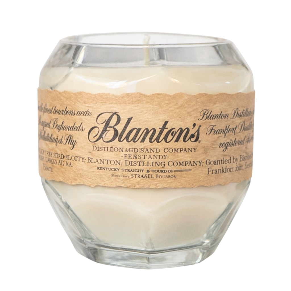 Blanton Bourbon Glass Soy Wax Candle