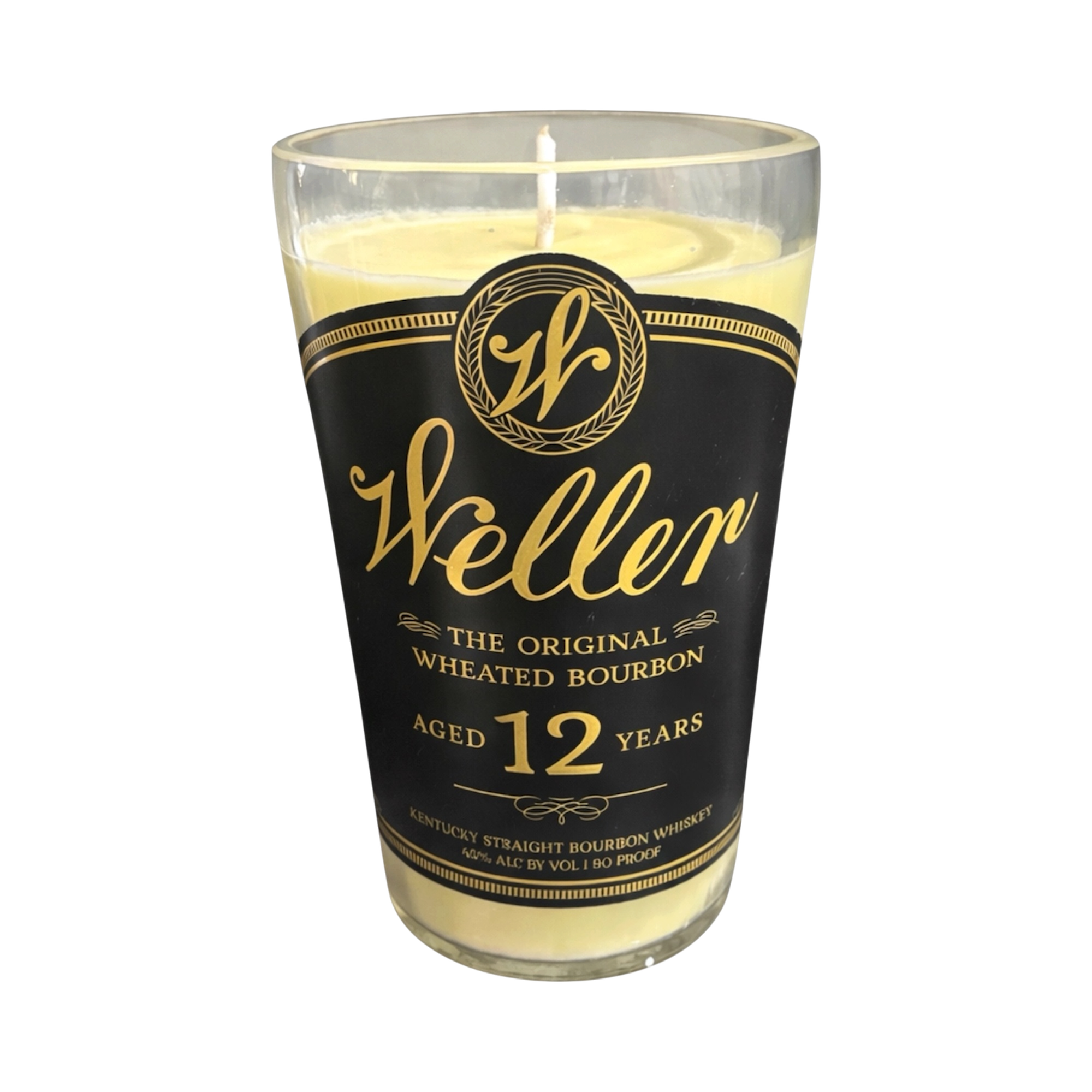 Weller Aged 12 Years Bourbon Glass Soy Wax Candle
