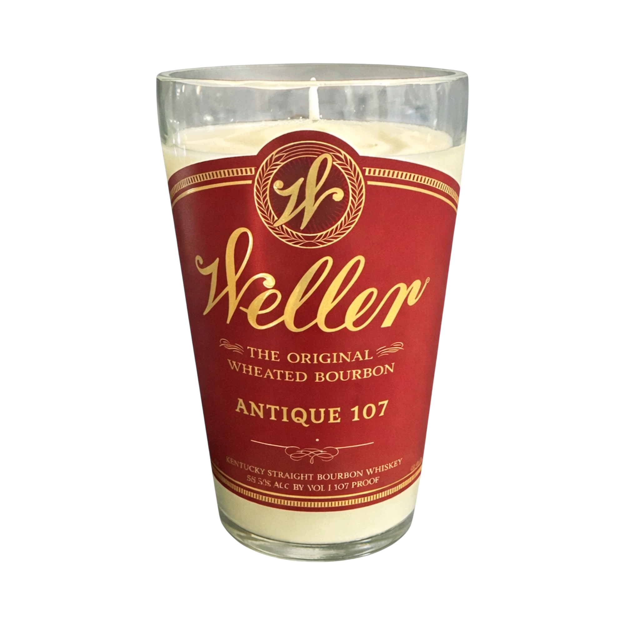 Weller Antique 107 Bourbon Glass Soy Wax Candle