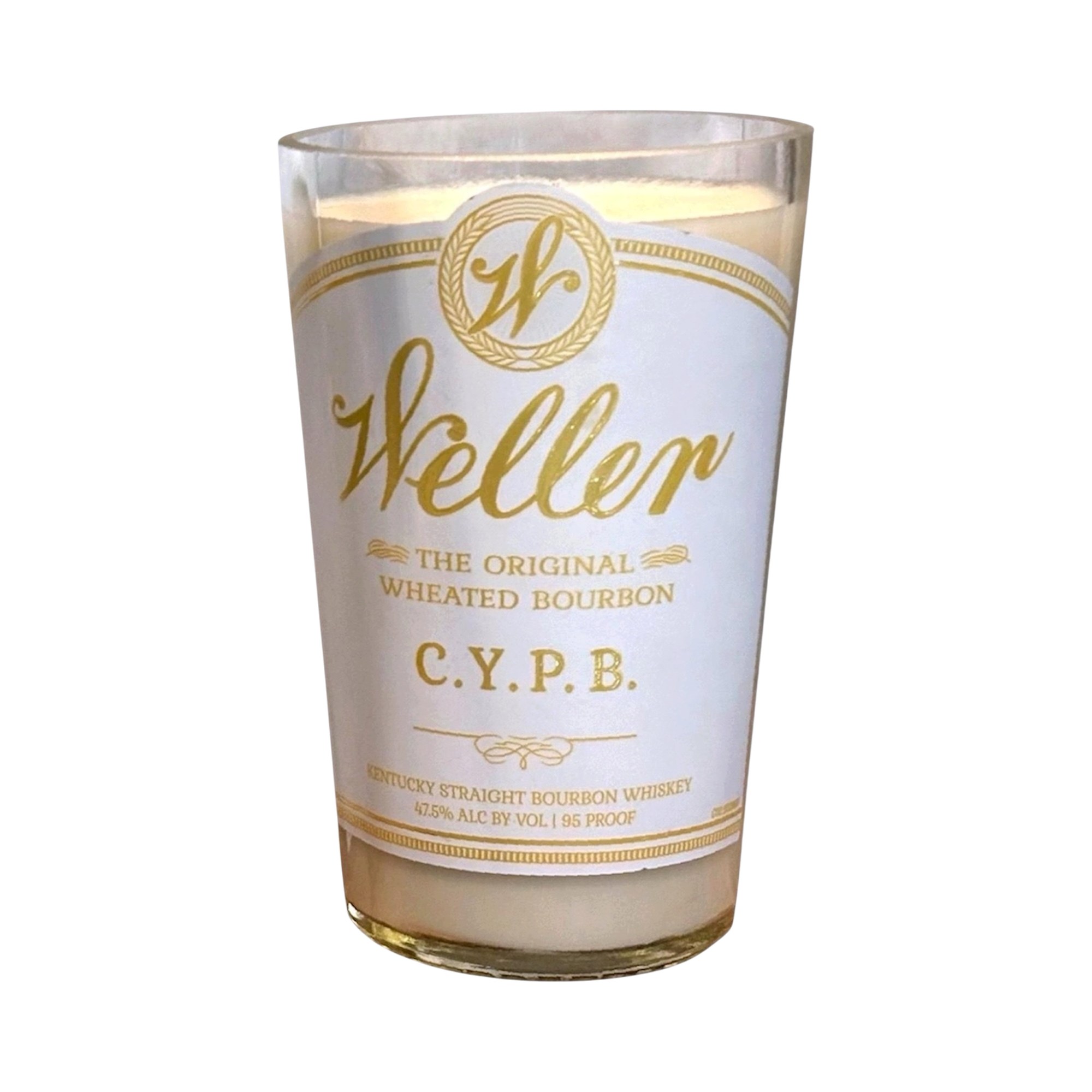 Weller C.Y.P.B Bourbon Glass Soy Wax Candle