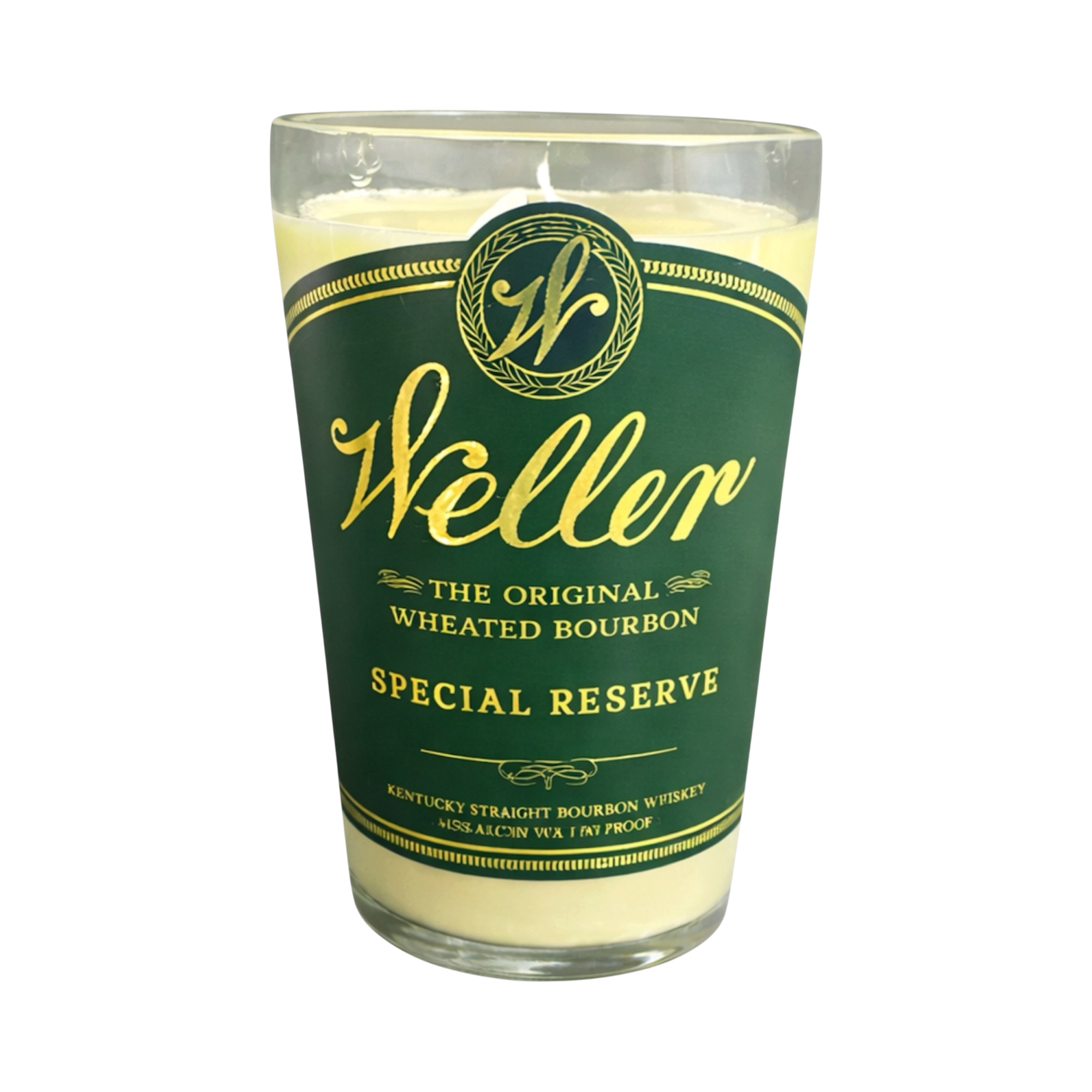 Weller Special Reserve Bourbon Glass Soy Wax Candle